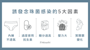 誘發念珠菌感染的5大因素